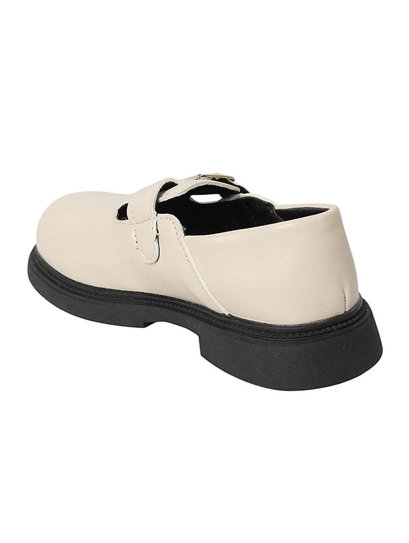 kids beige solid slip on loafer - 22088027 - Standard Image - 4