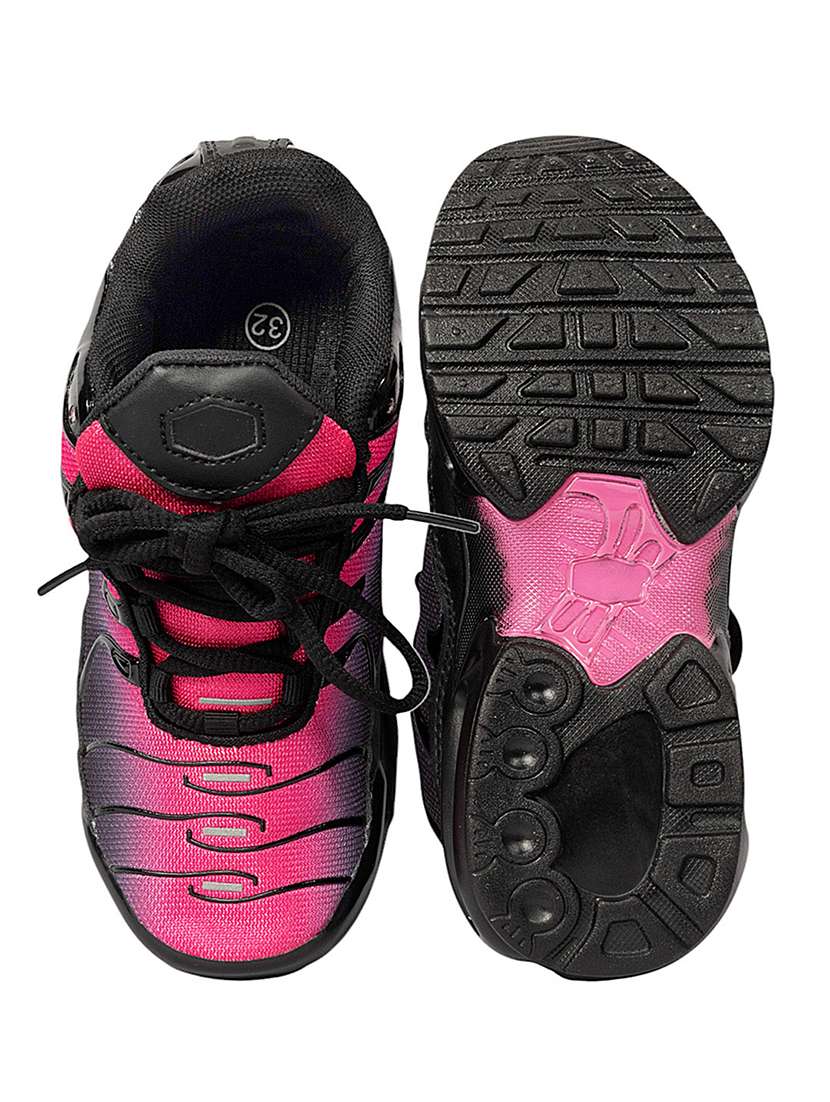 kids black lace up sneaker - 22088030 - Standard Image - 4
