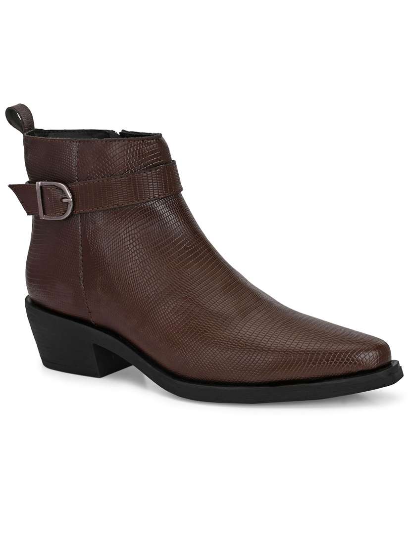 women textured slip on ankle boot - 22088040 -  Standard Image - 1