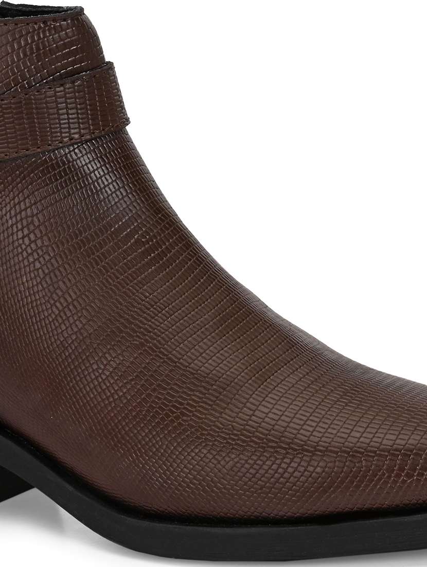 women textured slip on ankle boot - 22088040 - Standard Image - 4