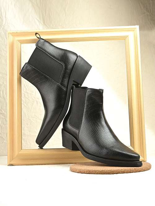 women textured slip on ankle boot - 22088042 - Standard Image - 0