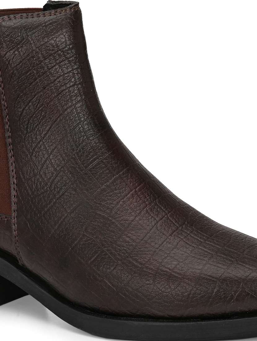 women textured slip on ankle boot - 22088043 - Standard Image - 4