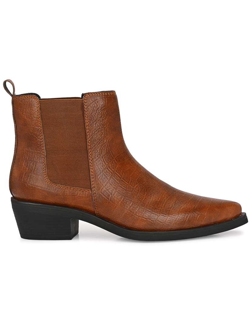 women textured slip on ankle boot - 22088044 - Standard Image - 1