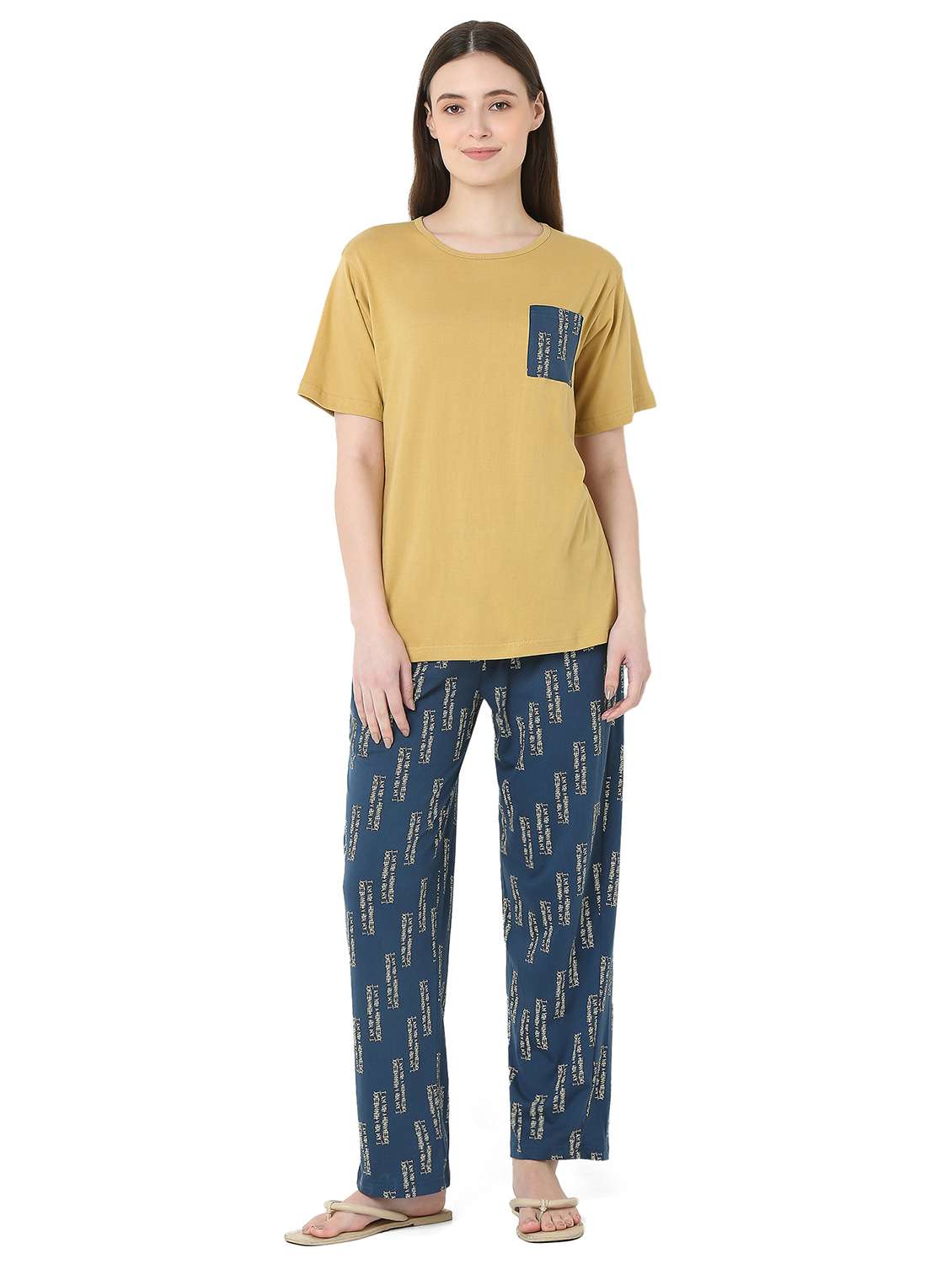 women solid short sleeve regular fit t-shirt - 22088064 - Standard Image - 4