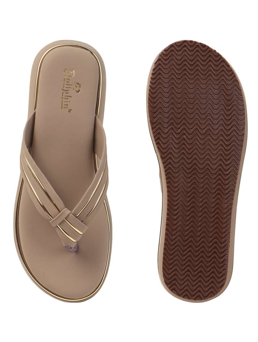 women solid toe separator flat sandal - 22088072 - Standard Image - 4