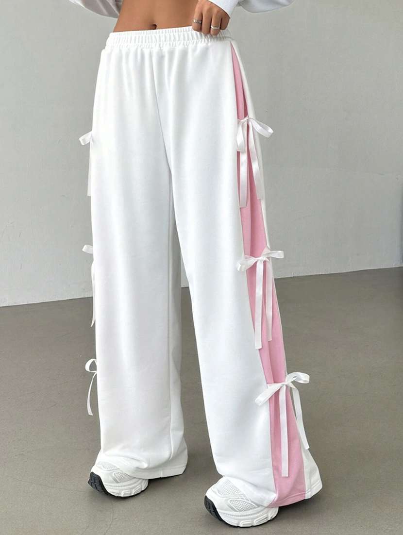 women tapered high rise wide leg trouser - 22088149 -  Standard Image - 1