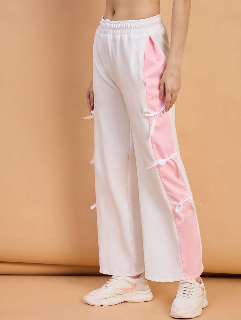 women tapered mid rise wide leg trouser - 22088156 - Standard Image - 1
