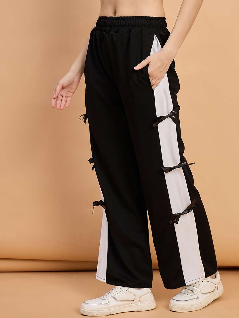 women tapered mid rise wide leg trouser - 22088158 - Standard Image - 1