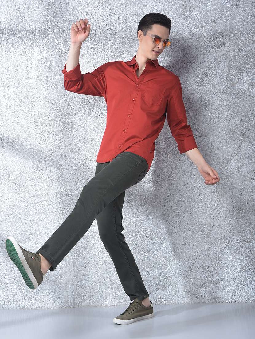 men plain low rise full length slim fit jeans - 22088161 - Standard Image - 4