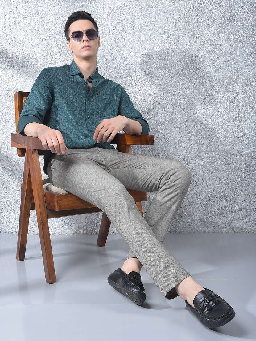 men printed long sleeve regular fit casual shirt - 22088178 -  Standard Image - 6