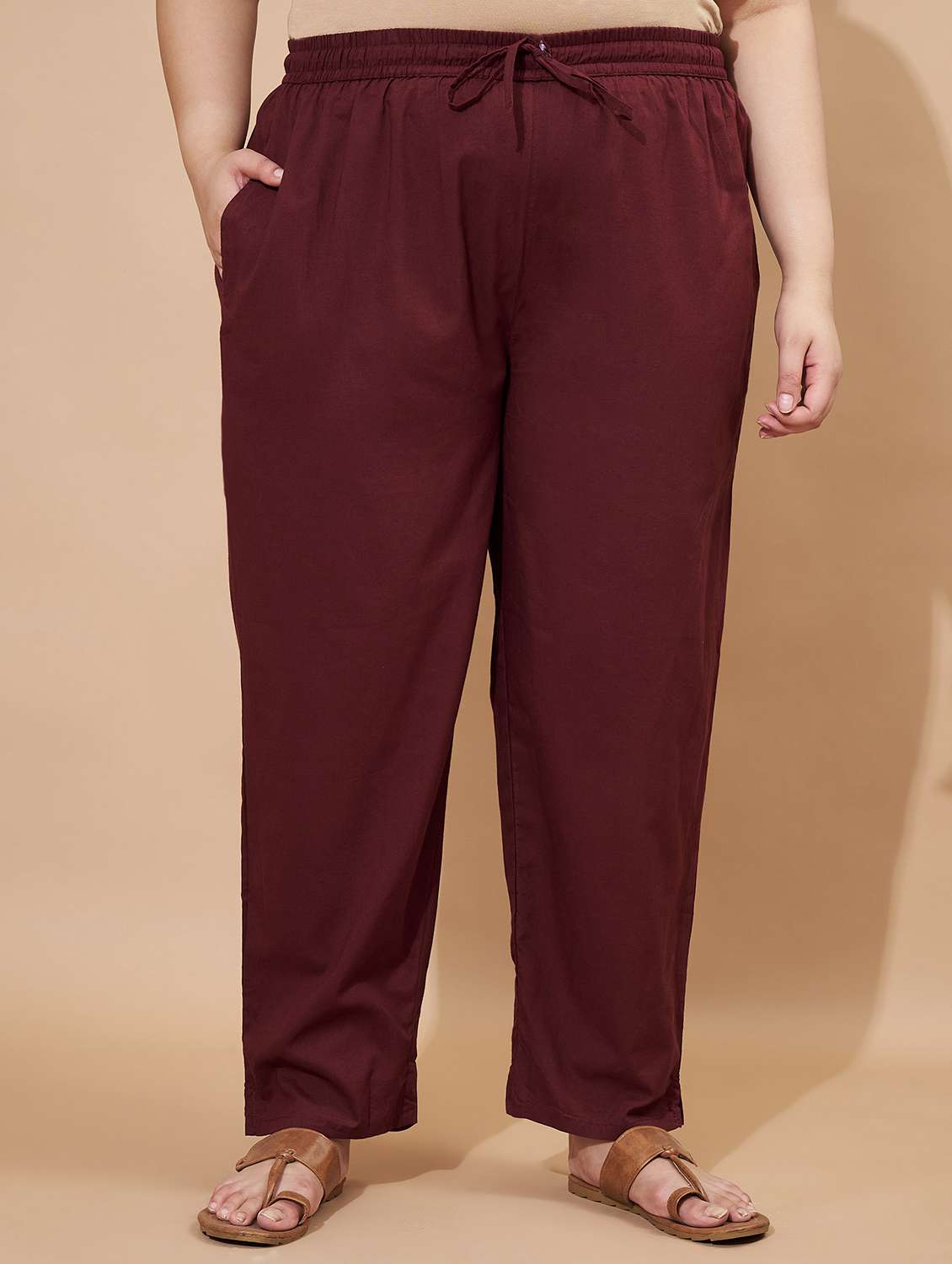 women plus size three quarter sleeve kurta pant with dupatta set - 22088204 - Standard Image - 4