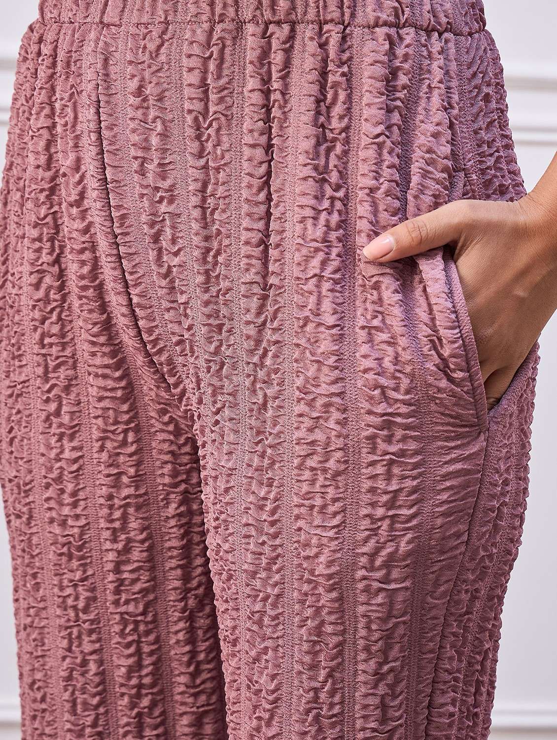 women self designed top and trouser co-ord set - 22088250 - Standard Image - 4