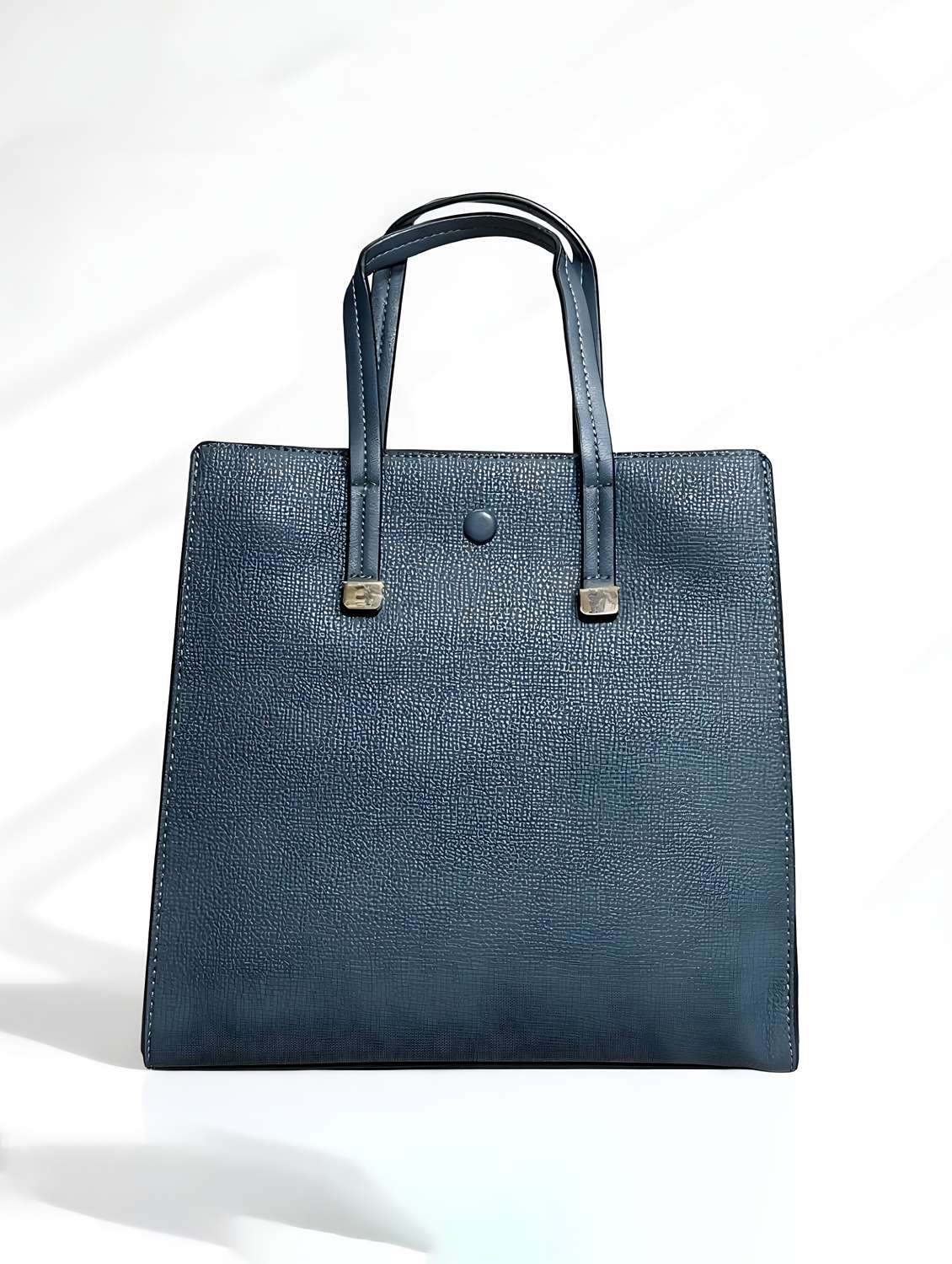 women solid leatherette handbag - 22088257 - Standard Image - 1