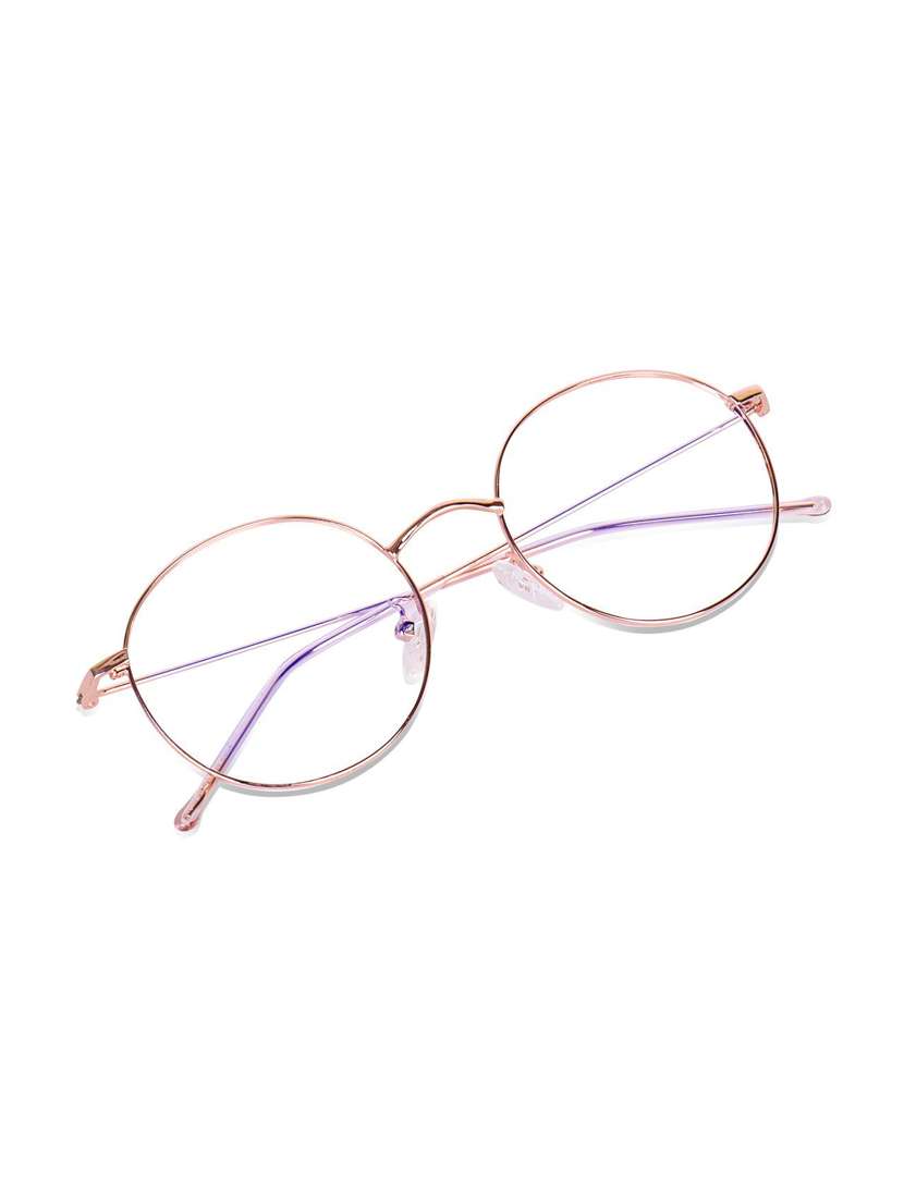 round spectacle frame with blue light protection - 22088265 -  Standard Image - 1