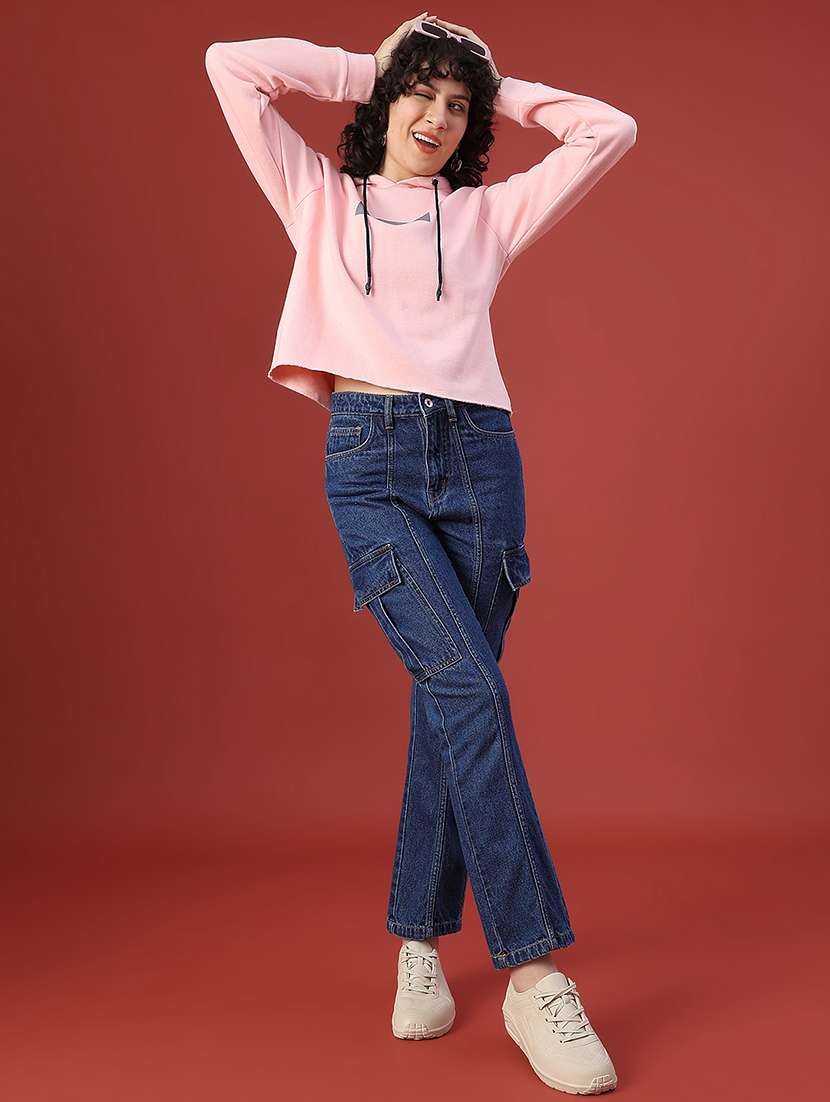 women long sleeve hooded sweatshirt - 22088339 -  Standard Image - 4