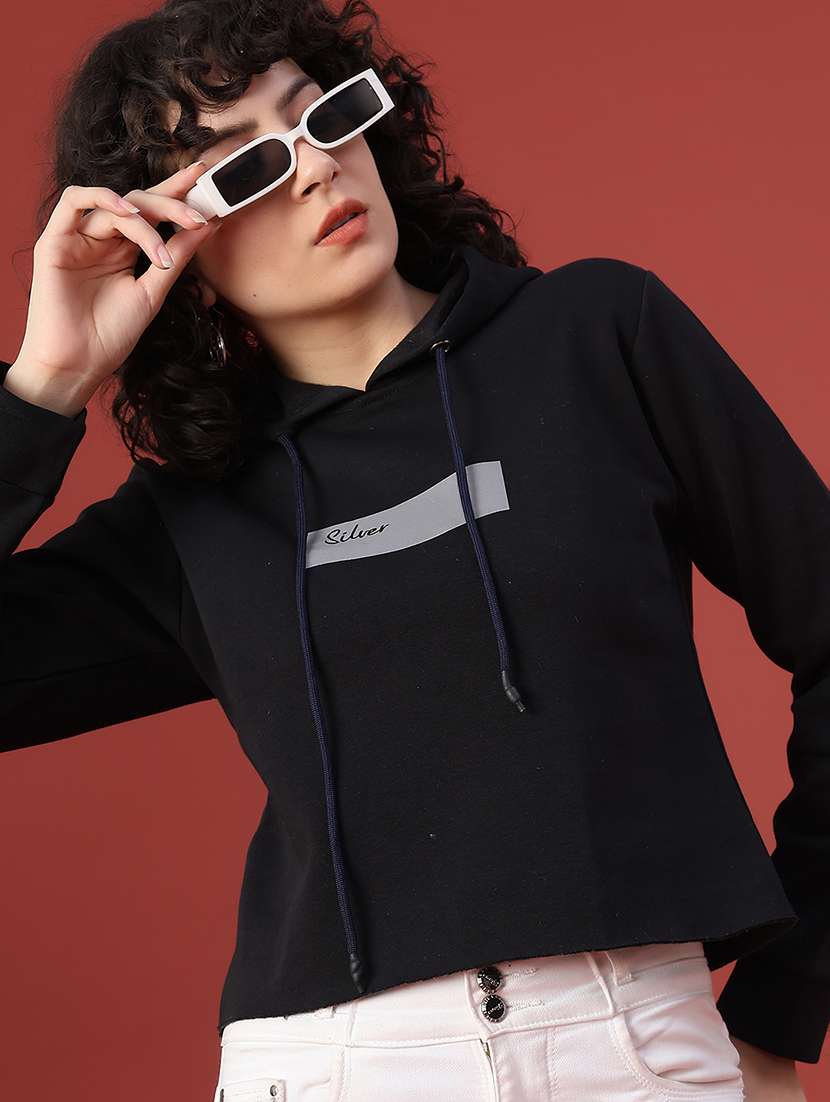 women long sleeve hooded sweatshirt - 22088340 -  Standard Image - 1