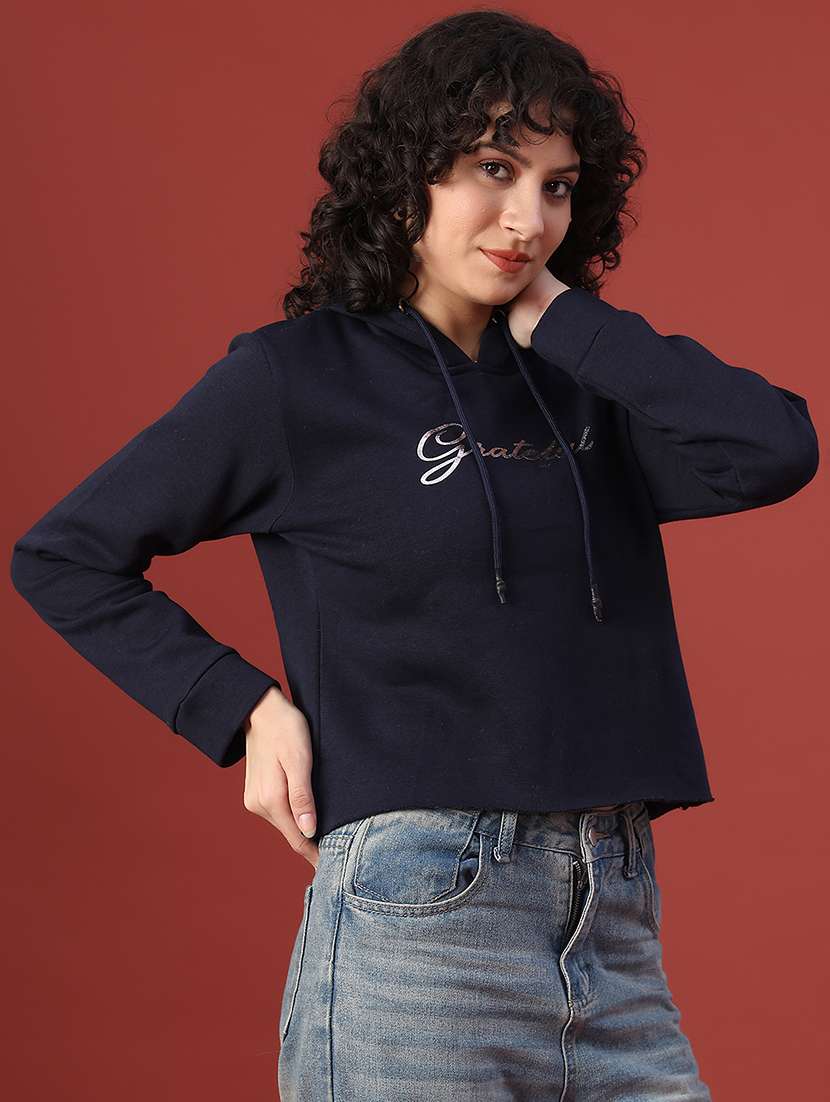 women long sleeve hooded sweatshirt - 22088345 -  Standard Image - 1