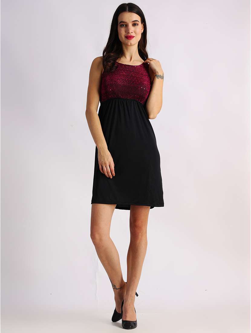 women embellished sleeveless a-line dress - 22088472 -  Standard Image - 1