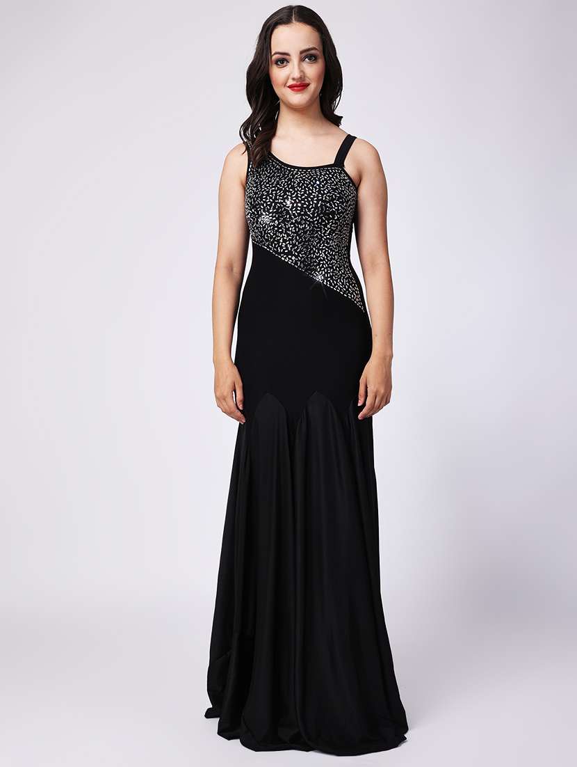 women emebllished round neck sleeveless dress - 22088492 - Zoom Image - 0