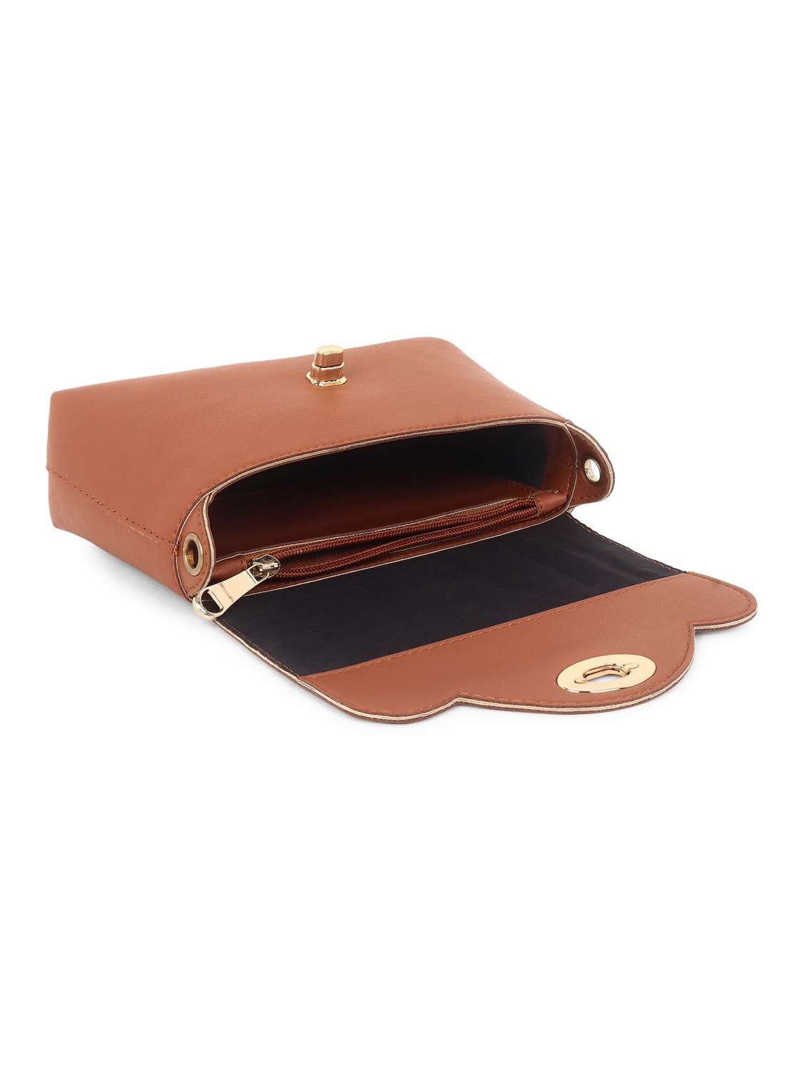 women tan leatherette sling bag - 22088504 - Standard Image - 4