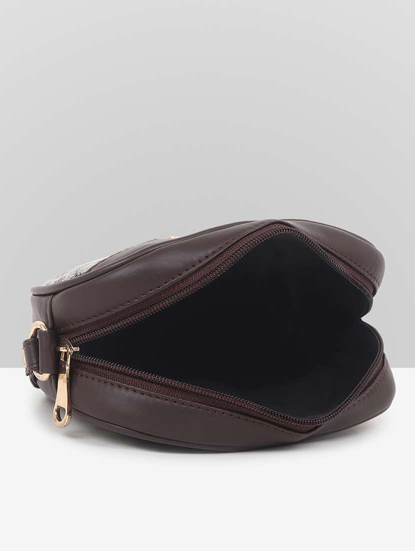 women leatherette sling bag - 22088511 - Standard Image - 4