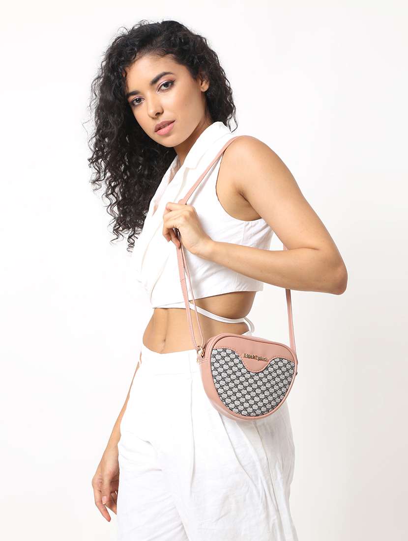 women leatherette sling bag - 22088513 - Standard Image - 1