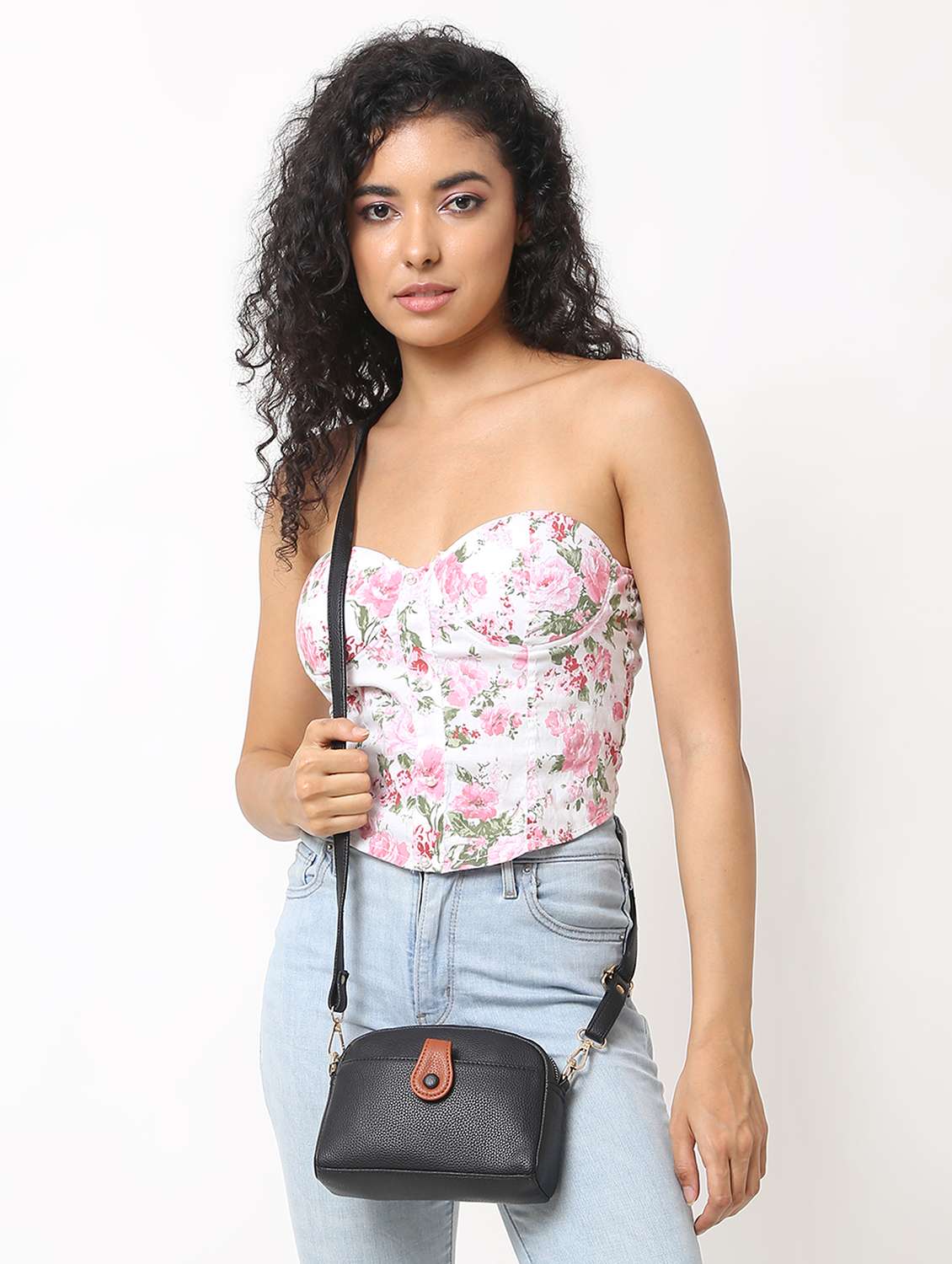 women leatherette sling bag - 22088519 -  Standard Image - 1