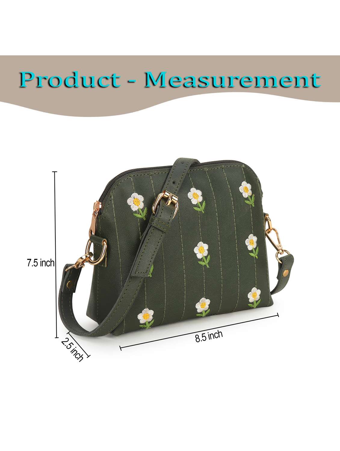 women embroidered leatherette sling bag - 22088528 -  Standard Image - 4