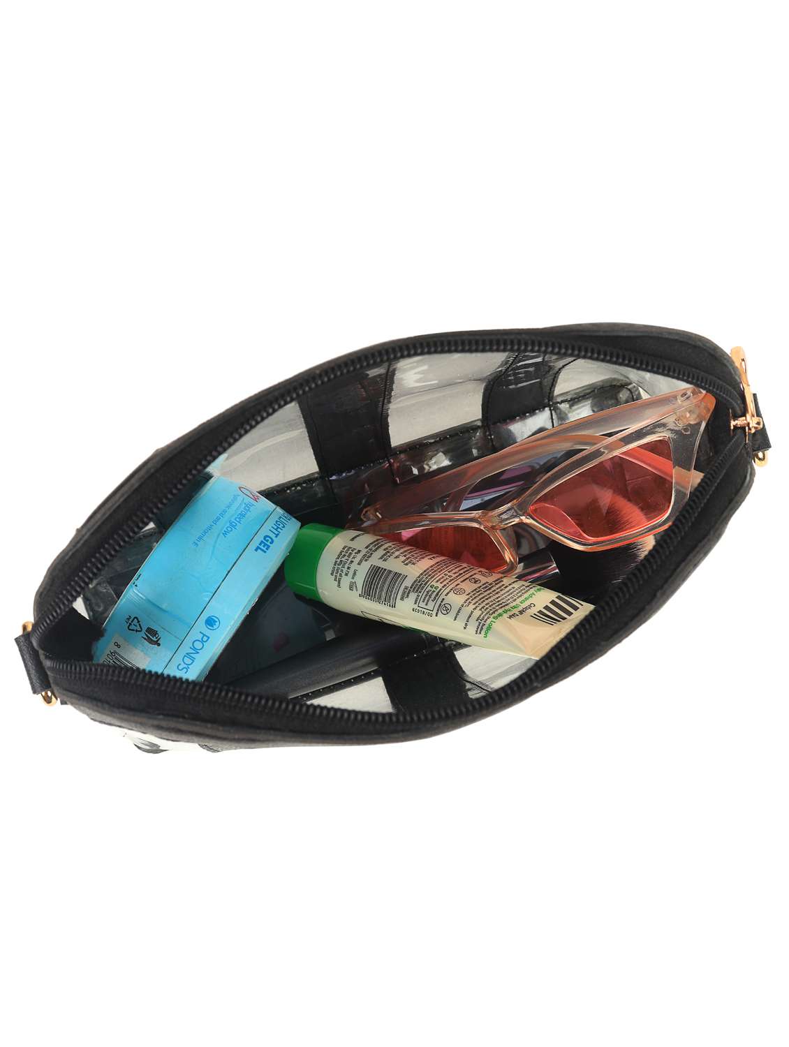 women striped leatherette sling bag - 22088532 -  Standard Image - 1