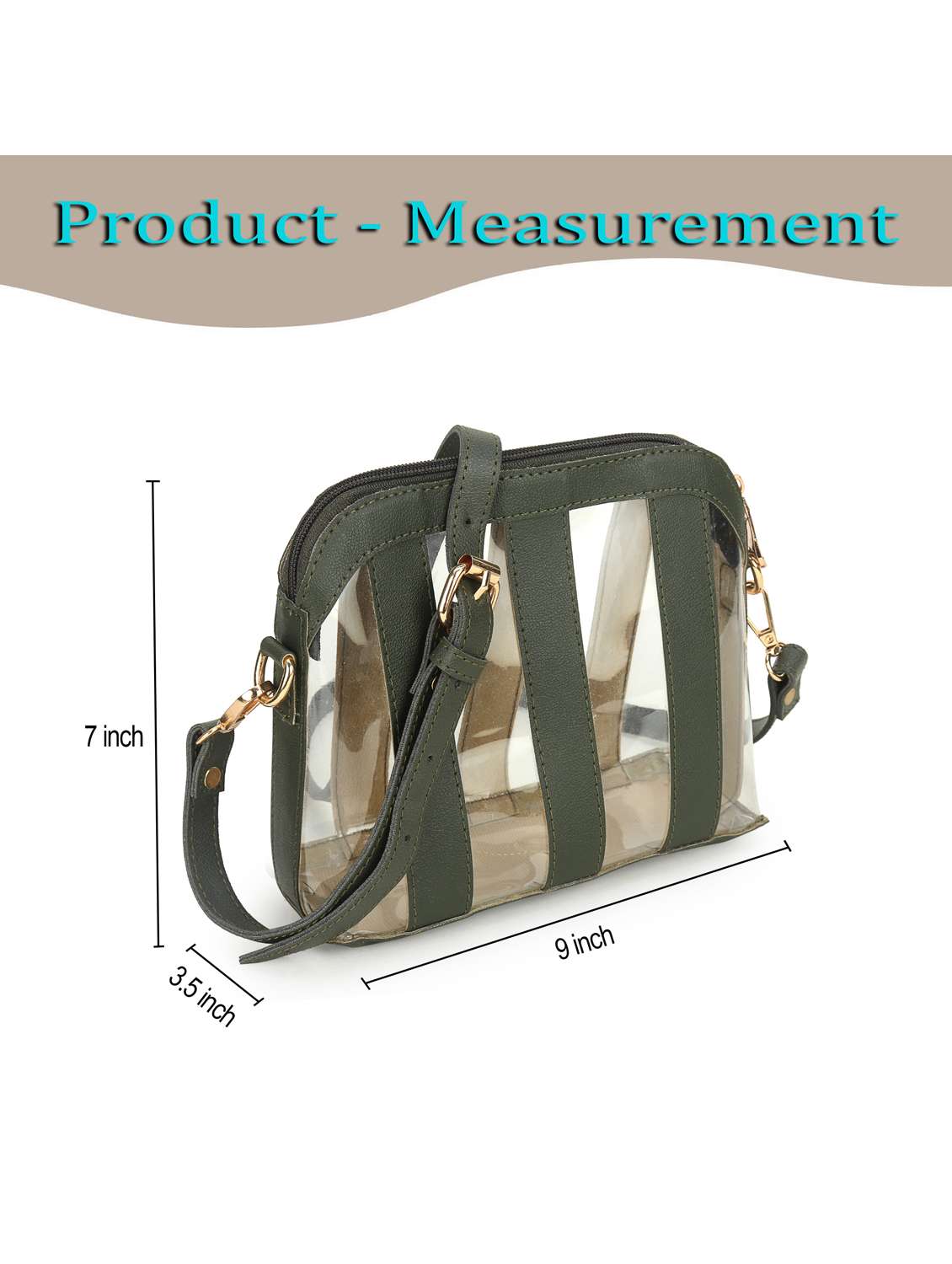 women striped leatherette sling bag - 22088535 - Standard Image - 4