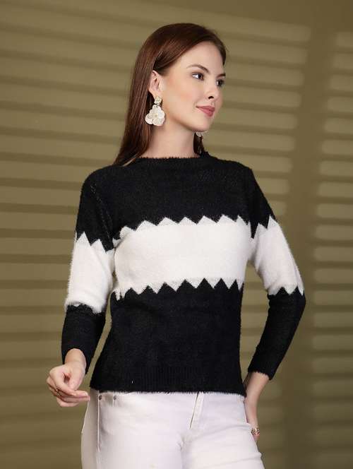 women self designed long sleeve pullover - 22088591 -  Standard Image - 0
