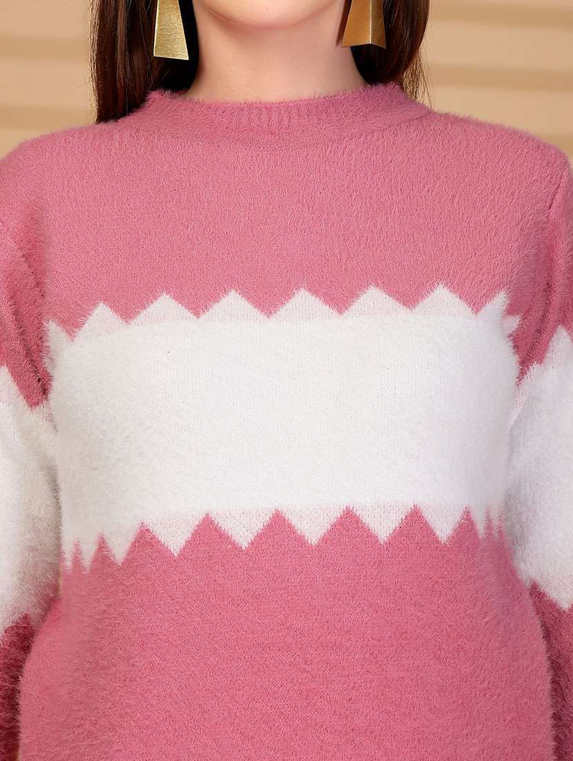 women self designed long sleeve pullover - 22088592 -  Standard Image - 4