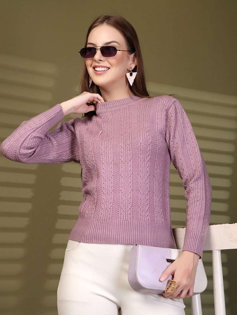 women self designed long sleeve pullover