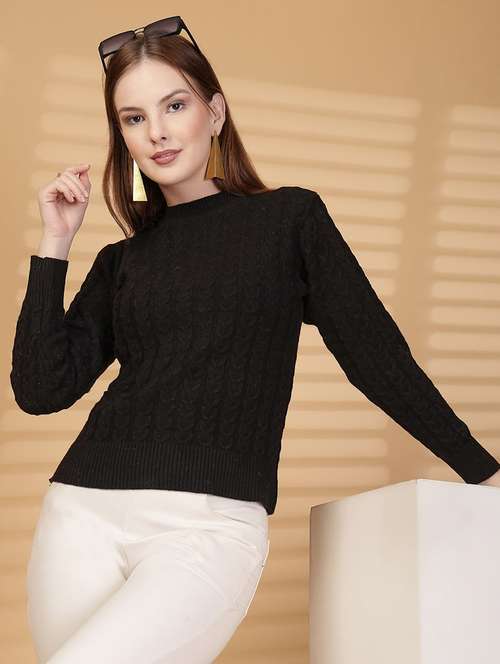 women self designed long sleeve pullover - 22088599 -  Standard Image - 0