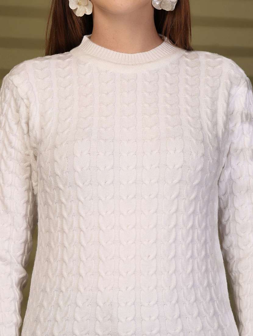 women self designed long sleeve pullover - 22088600 - Standard Image - 4
