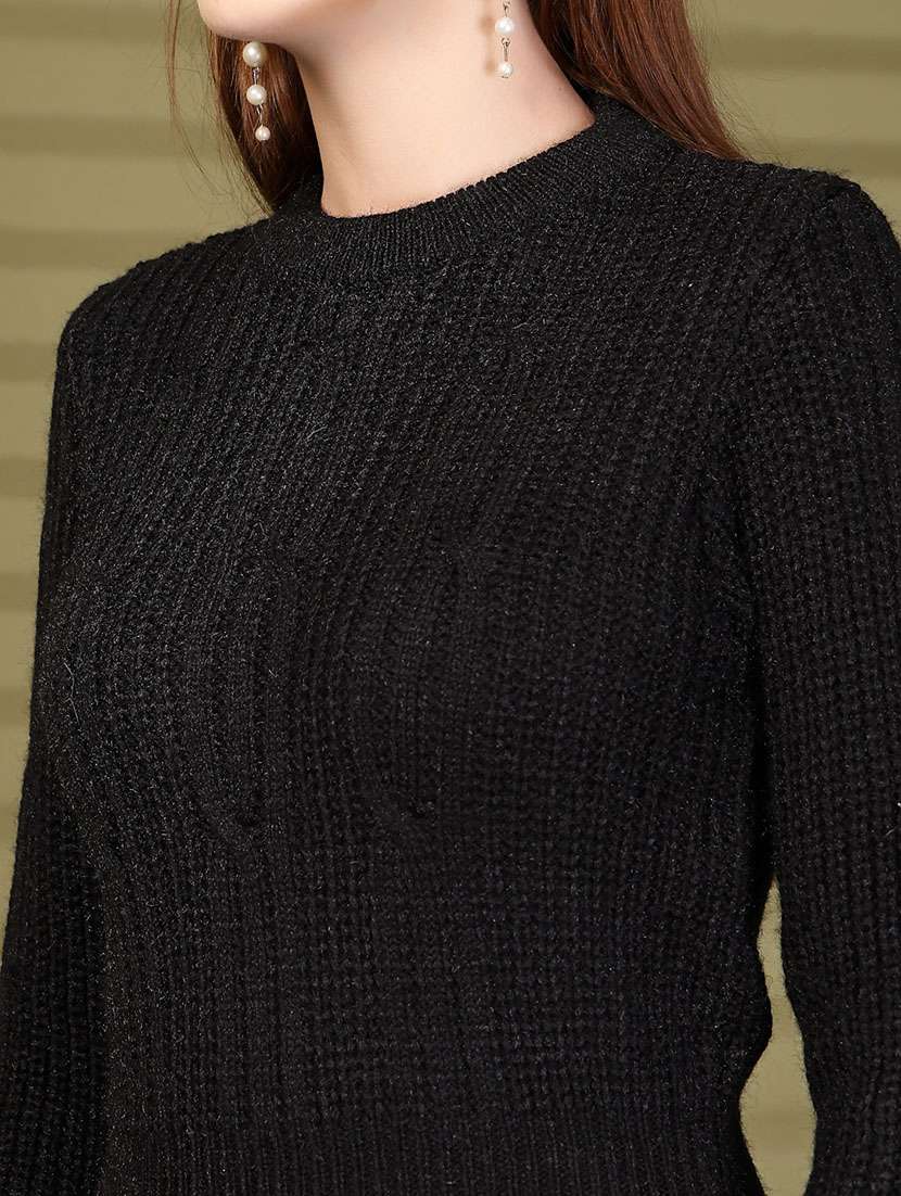 women self designed long sleeve pullover - 22088605 -  Standard Image - 4