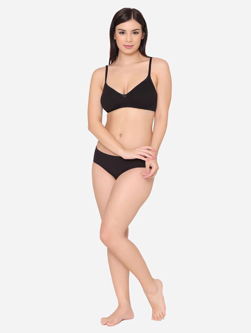 women solid lightly padded t-shirt bra - 22088685 -  Standard Image - 4