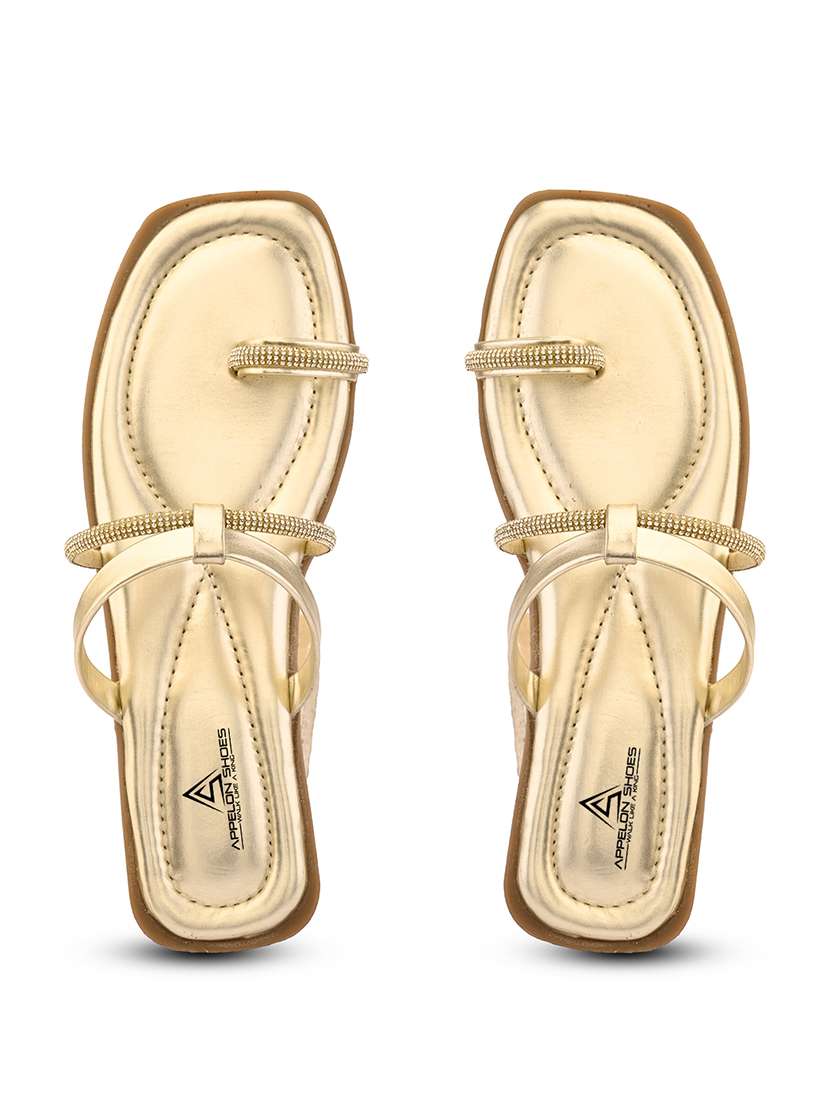 women embellished one toe flat sandal - 22088984 - Standard Image - 4