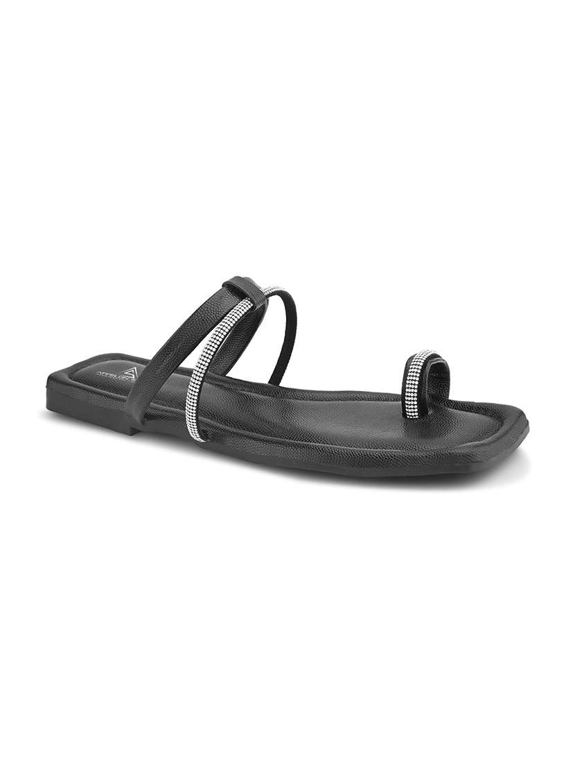 women embellished one toe flat sandal - 22088990 -  Standard Image - 1