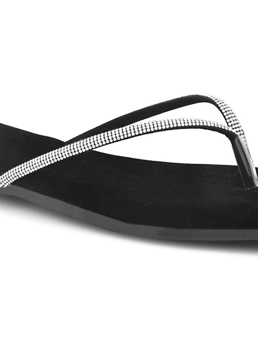 women embellished toe separator flat sandal - 22088991 - Standard Image - 4