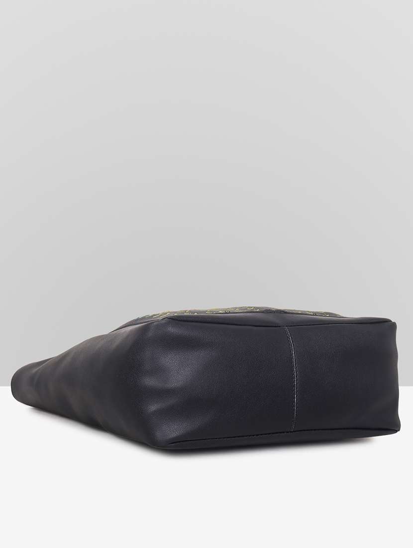 women embroidered leatherette tote bag - 22089013 -  Standard Image - 4