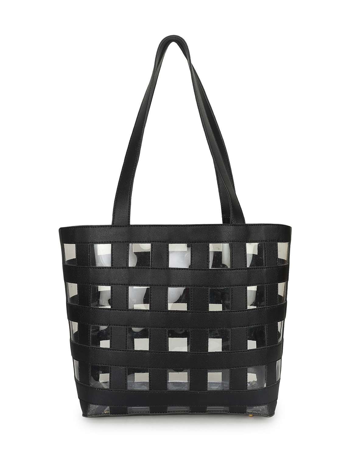 women black leatherette (pu) tote bag - 22089038 -  Standard Image - 1