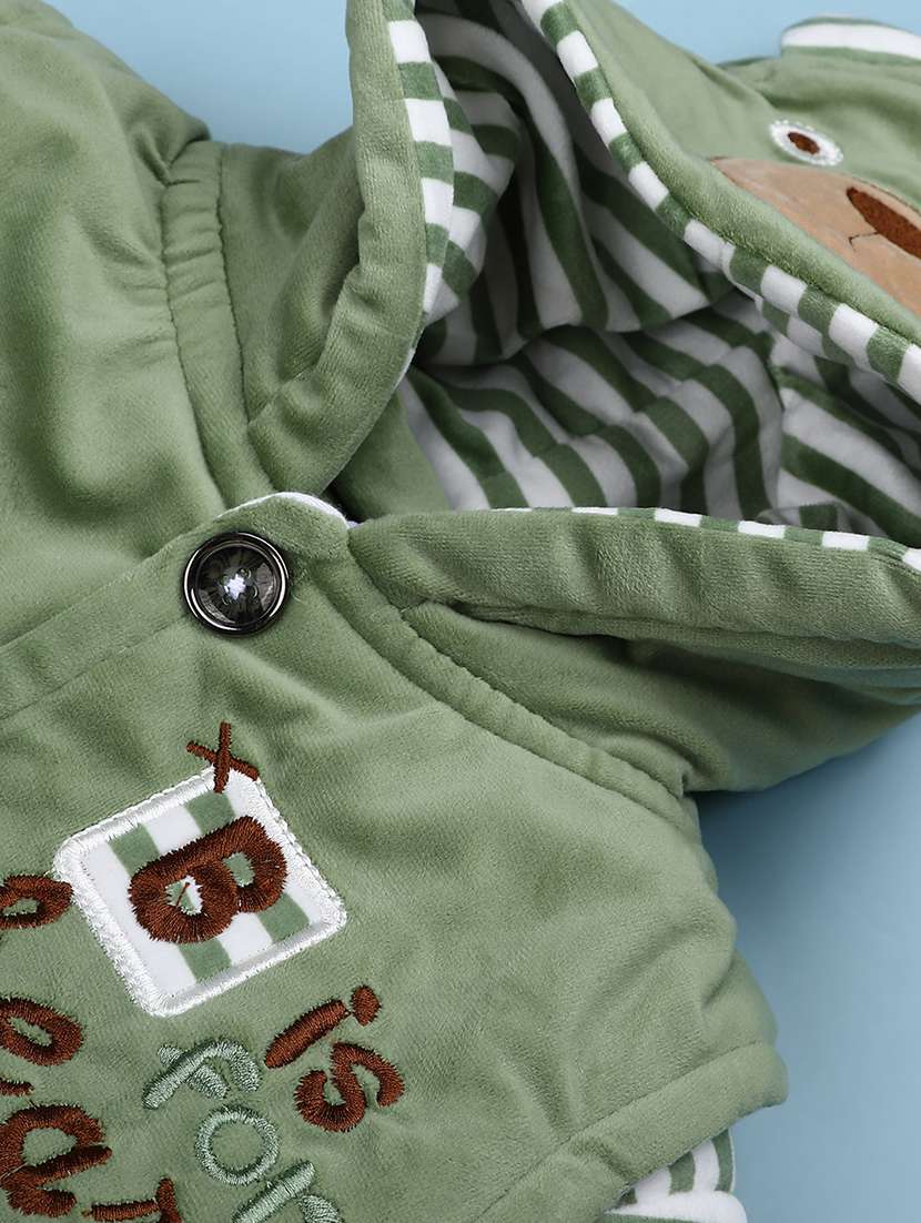 kids striped long sleeve winterwear full length set - 22089062 -  Standard Image - 4