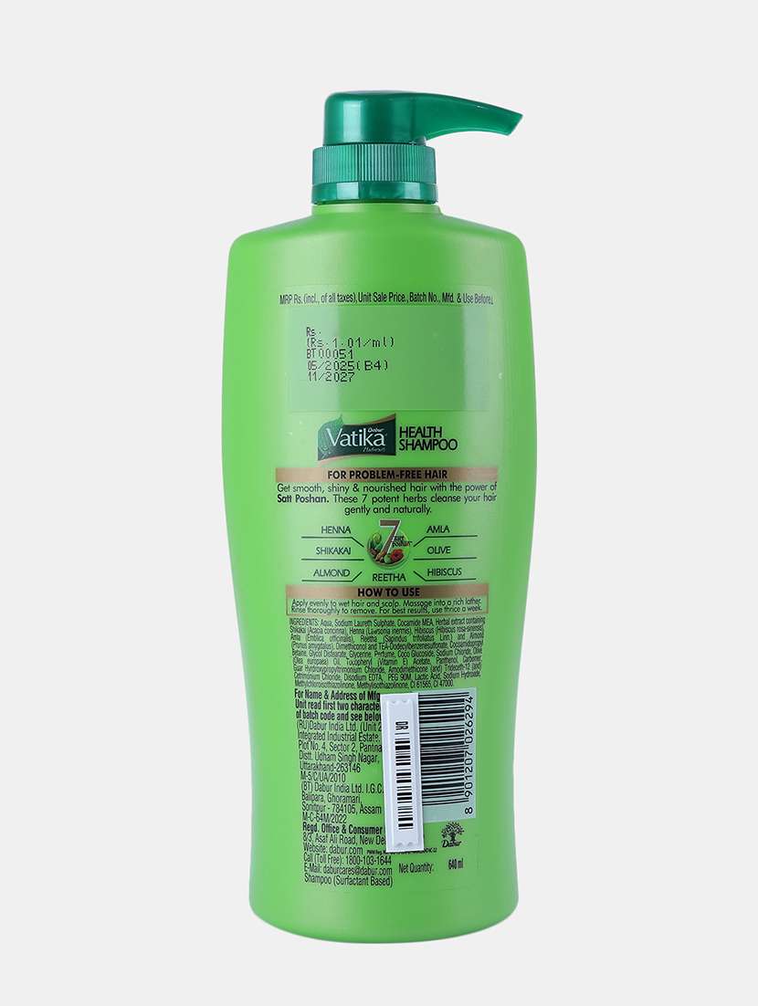 dabur-vatika healthy shampoo-640 ml - 22091966 -  Standard Image - 1