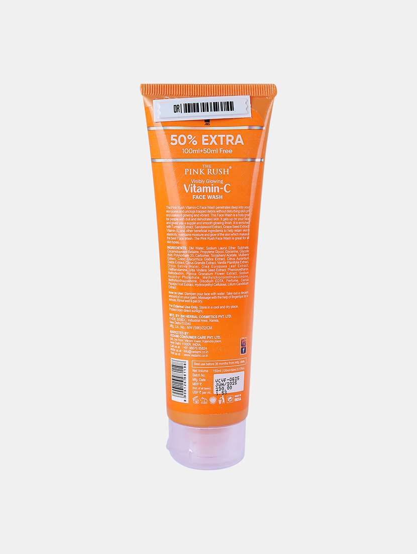 the pink rush-vitamin c face wash-100 ml - 22091985 -  Standard Image - 1