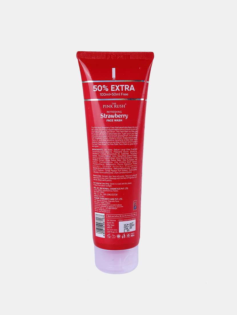 the pink rush-strawberry face wash-100 ml - 22091987 -  Standard Image - 1