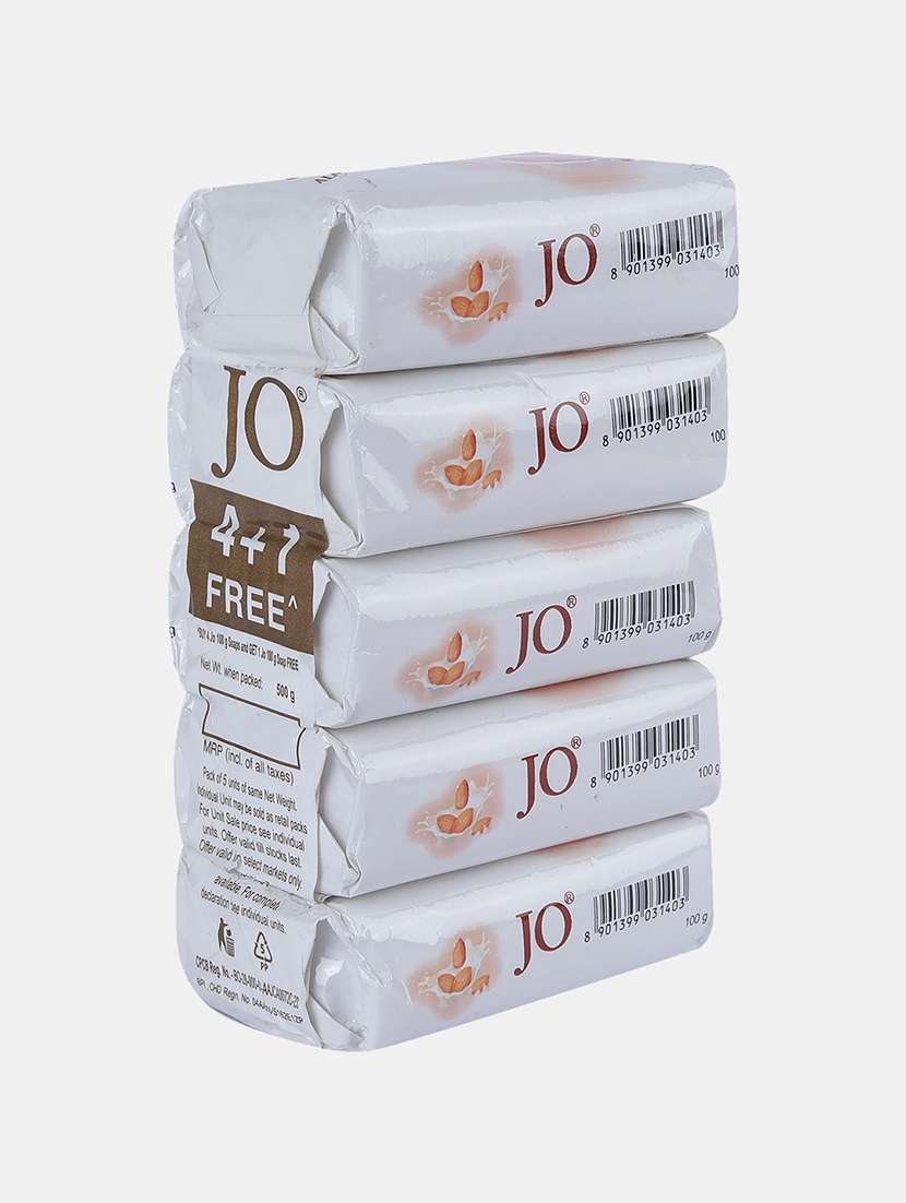 jo-almond & cream body soap-100 gm*5 - 22092009 -  Standard Image - 1