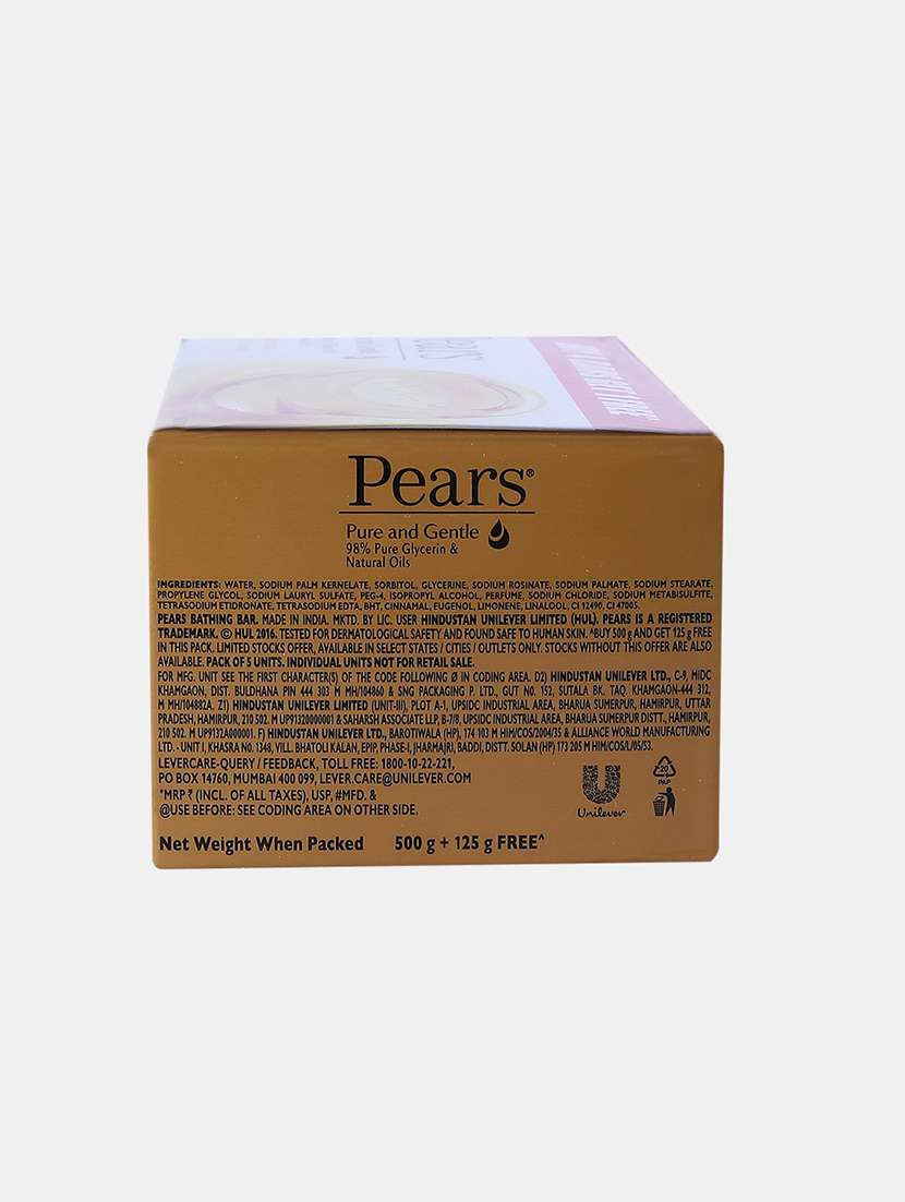 pears-pure & gentle body soap-125 gm*4 + 125 gm - 22092015 -  Standard Image - 1