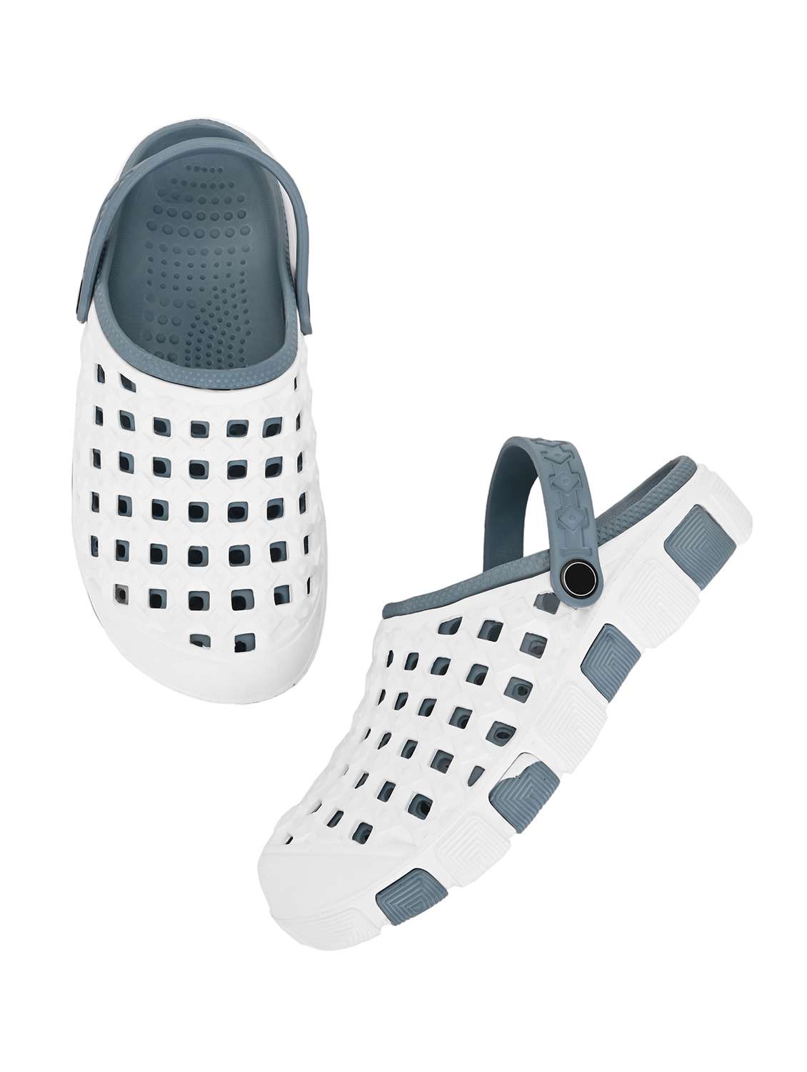 men white slip on clog - 22092042 -  Standard Image - 1