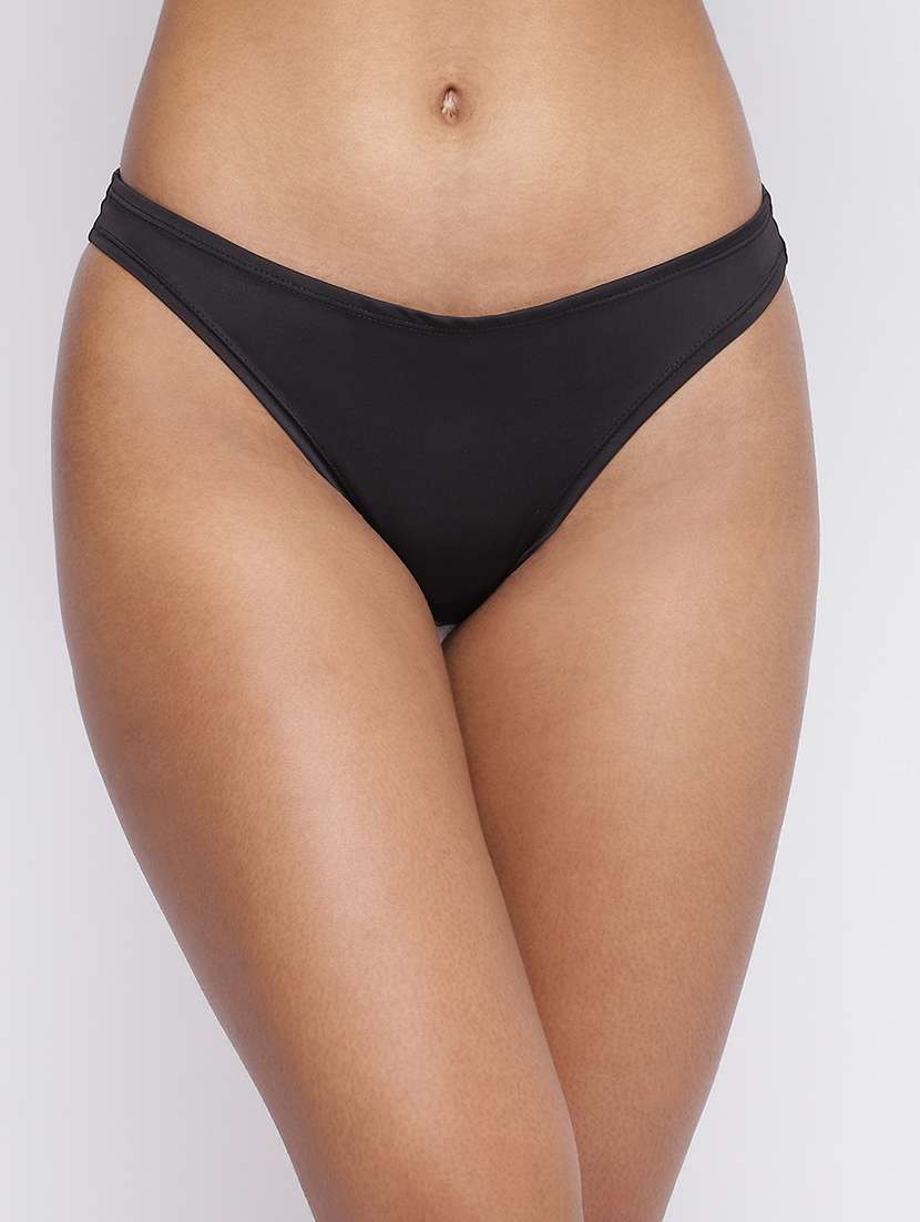 women pack of 2 solid low rise thongs - 22092122 -  Standard Image - 1